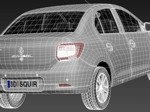 Renault Symbol 2013 3D Model