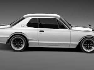 Nissan Skyline 1968-1972 3D-Modell
