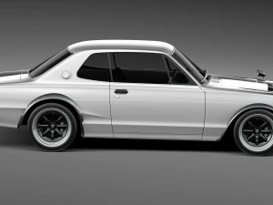 Nissan Skyline 1968-1972 3D Model