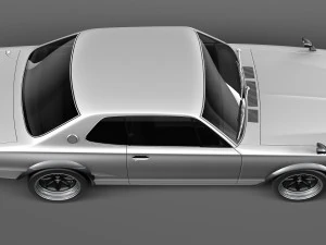 Nissan Skyline 1968-1972 3D Model