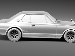 Nissan Skyline 1968-1972 3D-Modell