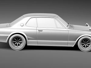 Nissan Skyline 1968-1972 3D Model