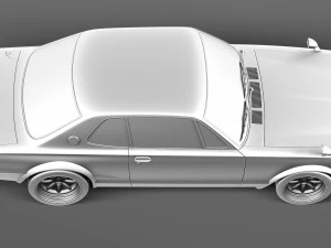 Nissan Skyline 1968-1972 3D Model