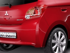 Mitsubishi Mirage 2014 Modello 3D
