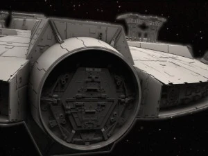 Millenium Falcon Space Ship Star Wars 3D Model