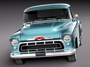 Chevrolet Pickup 1957 3D 모델