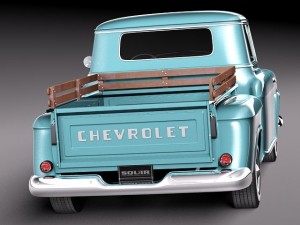 Chevrolet Pickup 1957 3D 모델