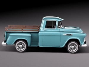 Chevrolet Pickup 1957 3D 모델