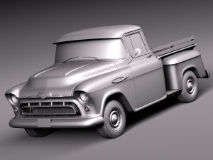 Chevrolet Pickup 1957 3D 모델