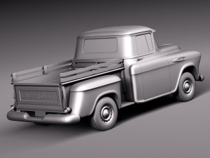 Chevrolet Pickup 1957 3D 모델