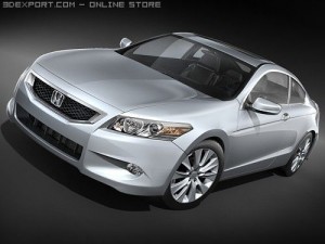 Honda Accord Coupe 2009 3D Model