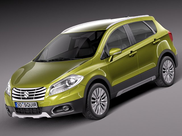 Suzuki SX4 2014 Modelo 3D .c4d .max .obj .3ds .fbx .stl .blend 