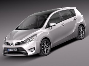 Toyota Corolla Verso 2014 3Dモデル