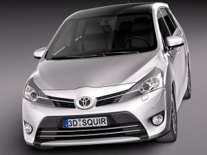 Toyota Corolla Verso 2014 3D Model