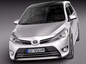 Toyota Corolla Verso 2014 3D Model