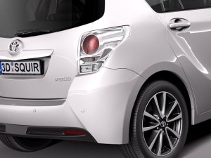 Toyota Corolla Verso 2014 3D Model