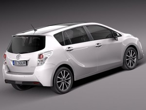 Toyota Corolla Verso 2014 3D Model