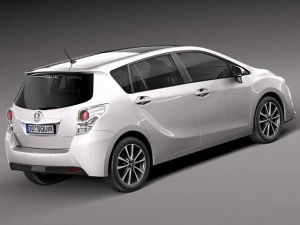 Toyota Corolla Verso 2014 3D Model