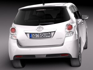 Toyota Corolla Verso 2014 3D Model