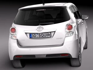 Toyota Corolla Verso 2014 3D Model