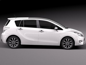 Toyota Corolla Verso 2014 3D Model