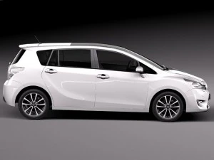 Toyota Corolla Verso 2014 3D Model