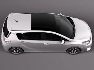 Toyota Corolla Verso 2014 3D Model