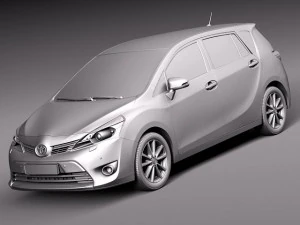 Toyota Corolla Verso 2014 3D Model