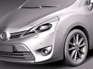 Toyota Corolla Verso 2014 3D Model