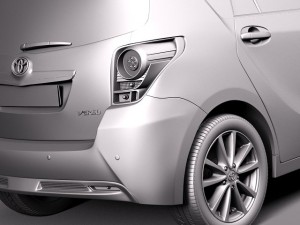 Toyota Corolla Verso 2014 3D Model