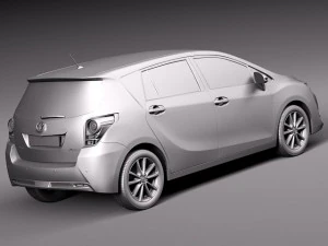 Toyota Corolla Verso 2014 3D Model