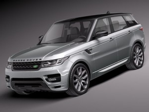 Range Rover Sport 2014 3D Model