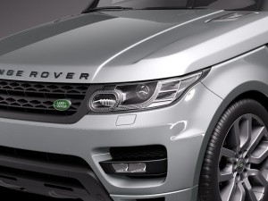 Range Rover Sport 2014 3D Model