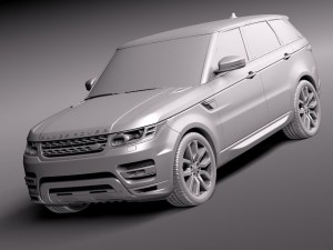 Range Rover Sport 2014 3D Model