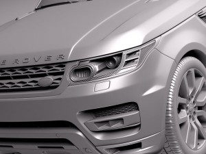 Range Rover Sport 2014 3D Model