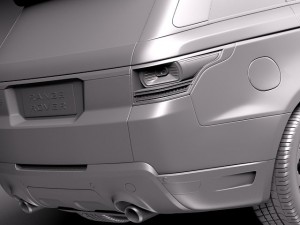 Range Rover Sport 2014 3D Model