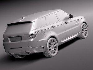 Range Rover Sport 2014 3D Model
