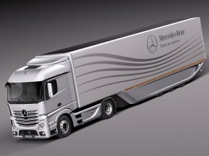 Mercedes-Benz Actross Aerotrailer 2014 3D Model