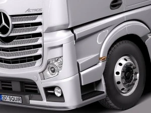Mercedes-Benz Actross Aerotrailer 2014 3D Model