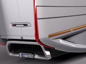 Mercedes-Benz Actross Aerotrailer 2014 3D Model