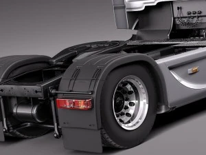 Mercedes-Benz Actross Aerotrailer 2014 3D Model