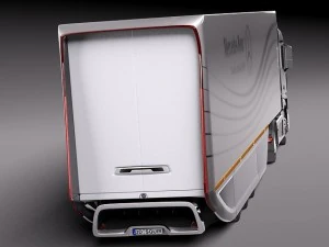 Mercedes-Benz Actross Aerotrailer 2014 3D Model