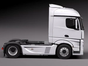 Mercedes-Benz Actross Aerotrailer 2014 3D Model