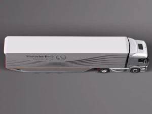 Mercedes-Benz Actross Aerotrailer 2014 3D Model