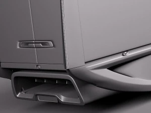 Mercedes-Benz Actross Aerotrailer 2014 3D Model