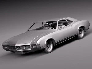 Buick Riviera 1969 3D Model