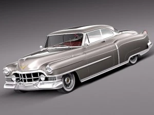 Cadillac Deville Coup&eacute; 1951 Modèle 3D