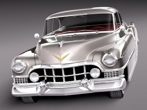 Cadillac Deville Coupe 1951 3D 모델