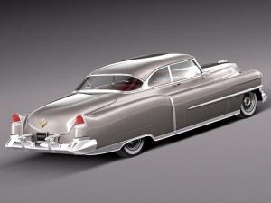 Cadillac Deville Coupe 1951 3D 모델