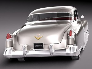 Cadillac Deville Coupe 1951 3D 모델